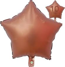18" Star Foil - Chocolate