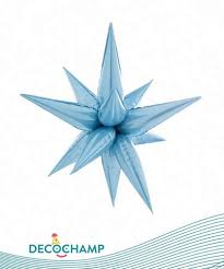 40” Starburst Light Blue Decochamp Brand