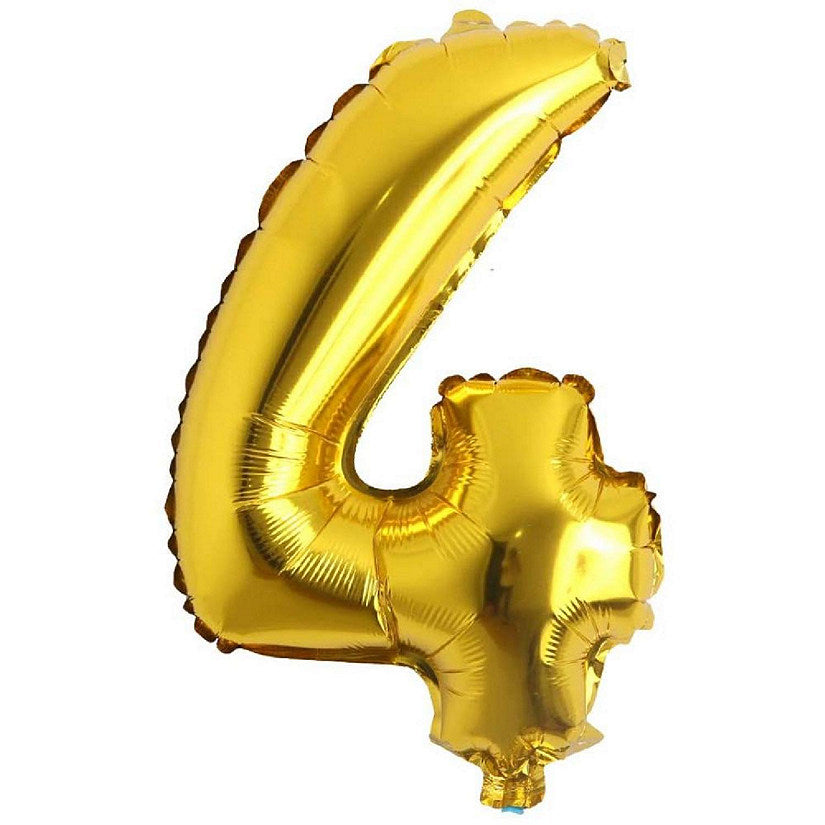 16" Gold Number #4