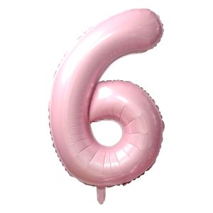 34" Number 6 Baby Pink Airise