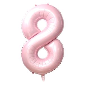 34" Number 8 Baby Pink Airise