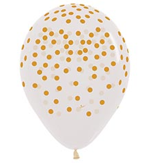 Sempertex 11” Gold Confetti 50ct