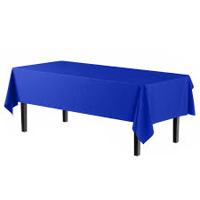 Heavy Duty Plastic Table Cover: Dark Blue