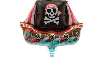 14” Airfill Only Pirate Ship