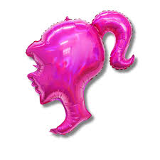 28" Barbie Head Foil