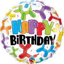 18” Happy Birthday Dogs Foil