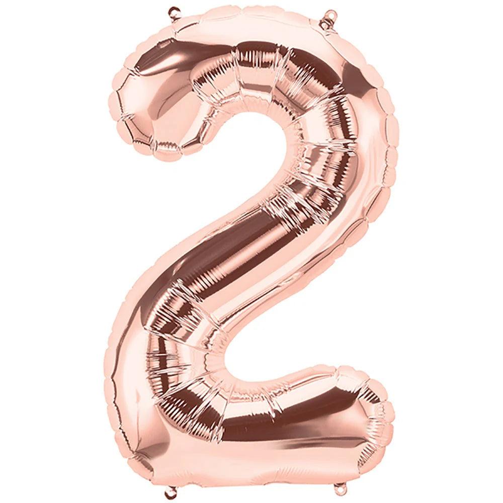 34" Number 2 Rose Gold North Star