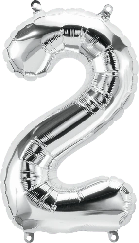 16" Silver Number #2