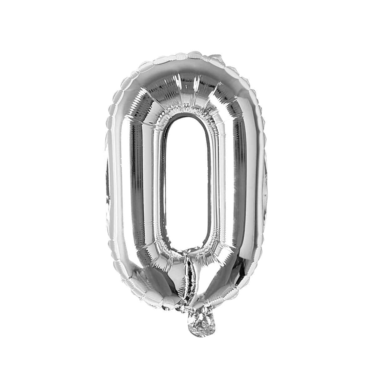 16" Silver Number #0