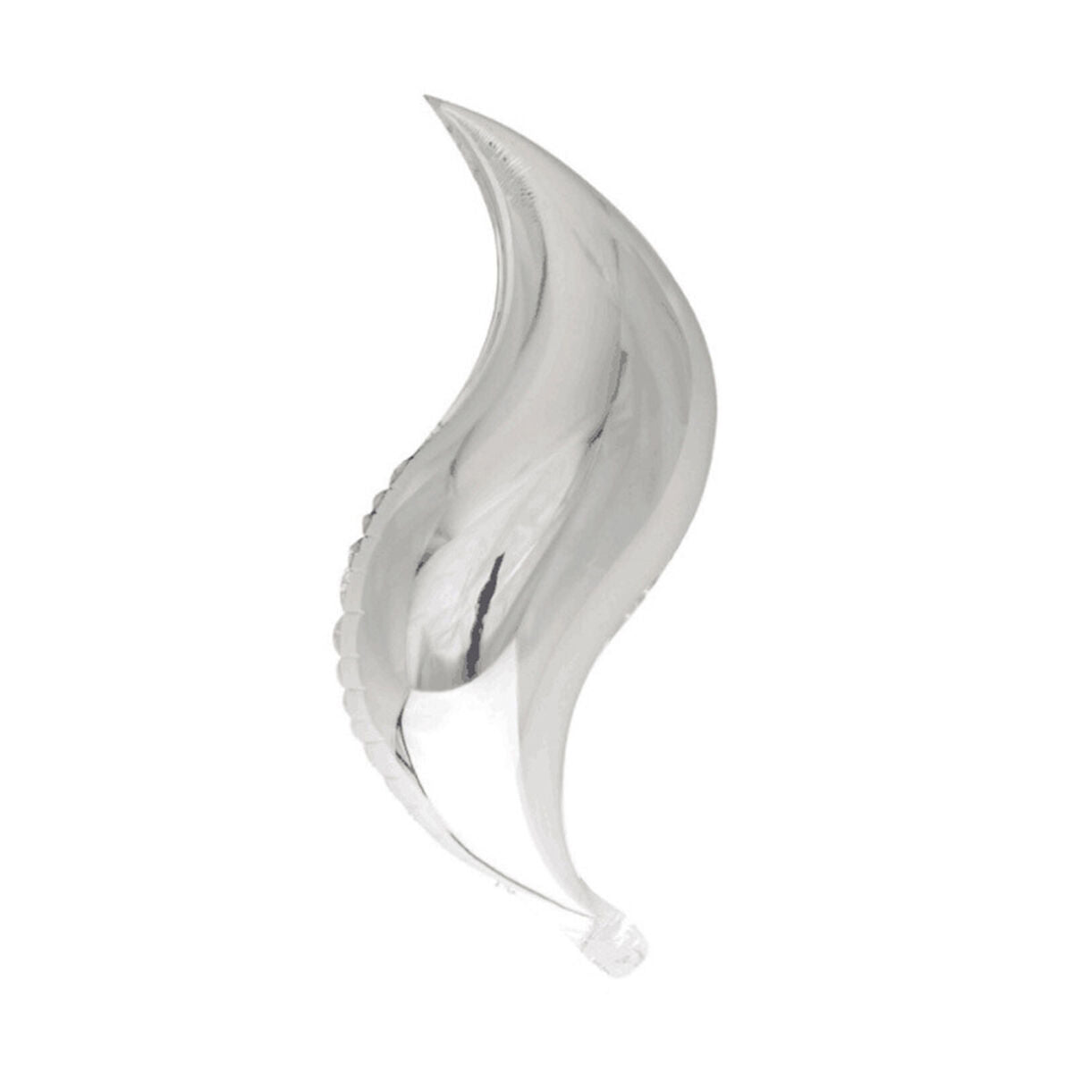 18" Silver Mermaid Tail 2ct