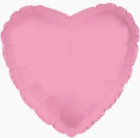 5" Foil Hearts: Light Pink 5ct