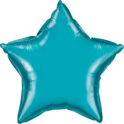 18" Star Foil: Turquoise
