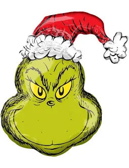 17" Grinch Head Foil