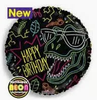 18" Happy Birthday Dinosaur