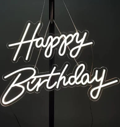 LED Happy Birthday Sign