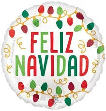 17" Feliz Navidad Round
