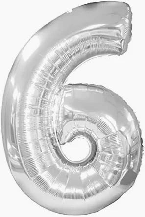 34” Number 6 Silver AiRise