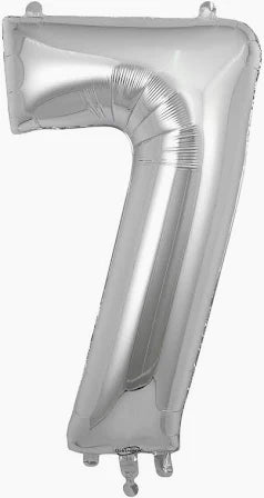 34” Number 7 Silver AiRise