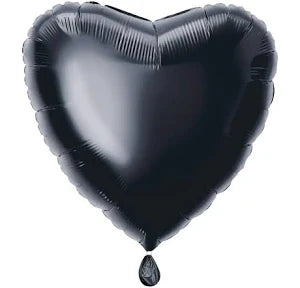 18” Heart Foil - Black