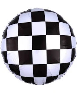 18" Checkered Flat Foil