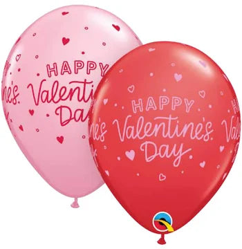 Qualatex 11" Round Valentine's Day Little Hearts