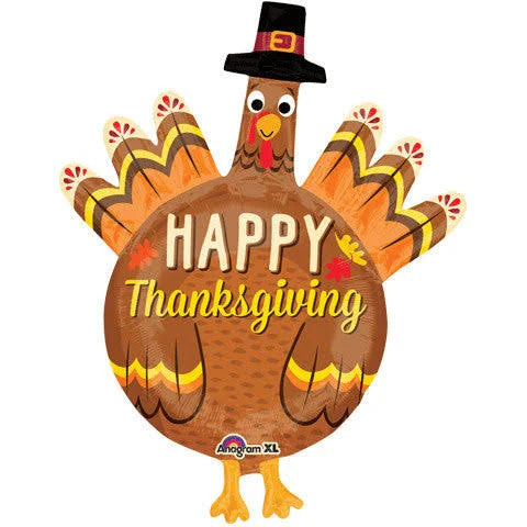 Supershape Thanksgiving Pilgrim Turkey
